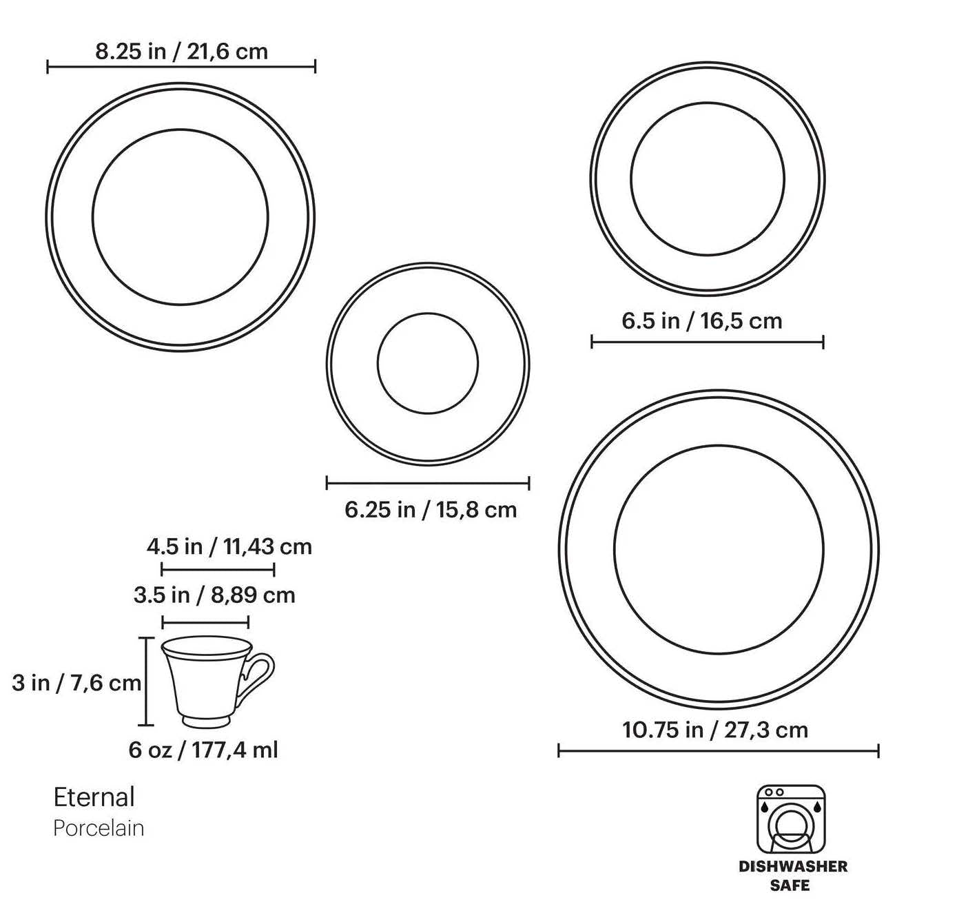 Lenox Eternal 5-Piece Place Setting